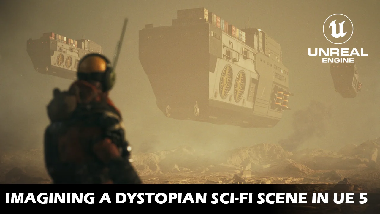 thumbnail for youtube video by Andrew L. Woods - Building a dystopian sci-fi scene in Unreal Engine